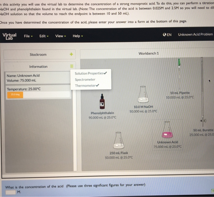 Solved virtual lab strong acids and bases titrationsIn this | Chegg.com