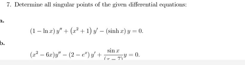 Solve A And B ( X- 7) | Chegg.com