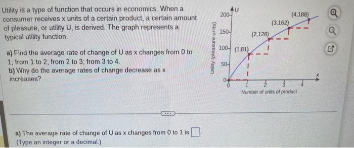 Solved Utility is a type of function that occurs in | Chegg.com