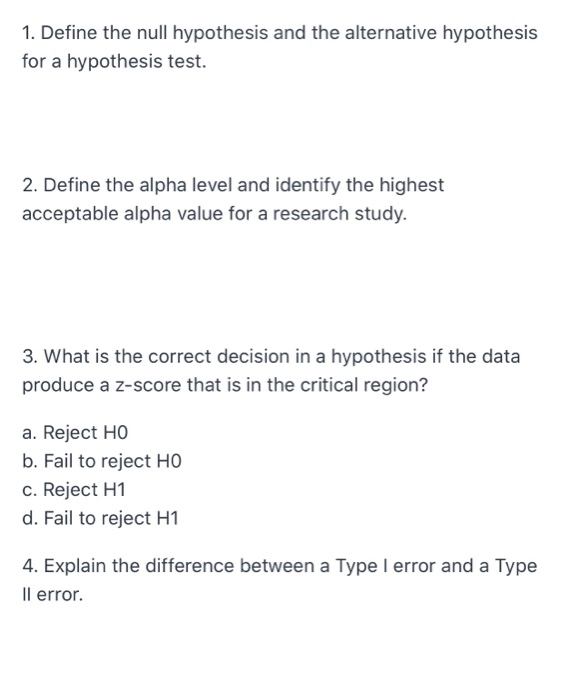 define hypothesis alternative