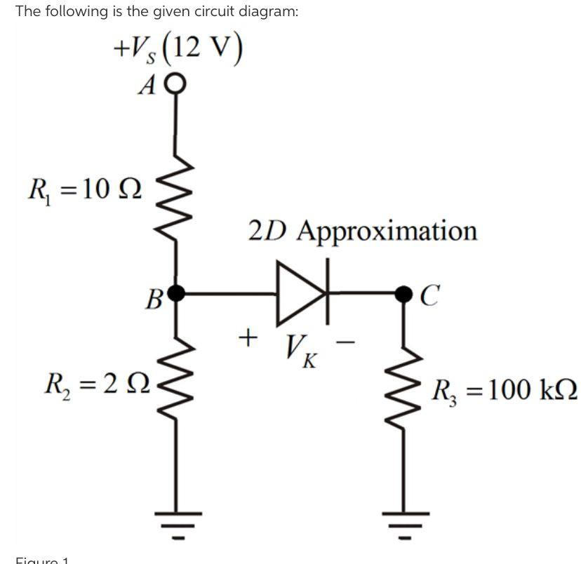 The following is the given circuit diagram:Assignment | Chegg.com