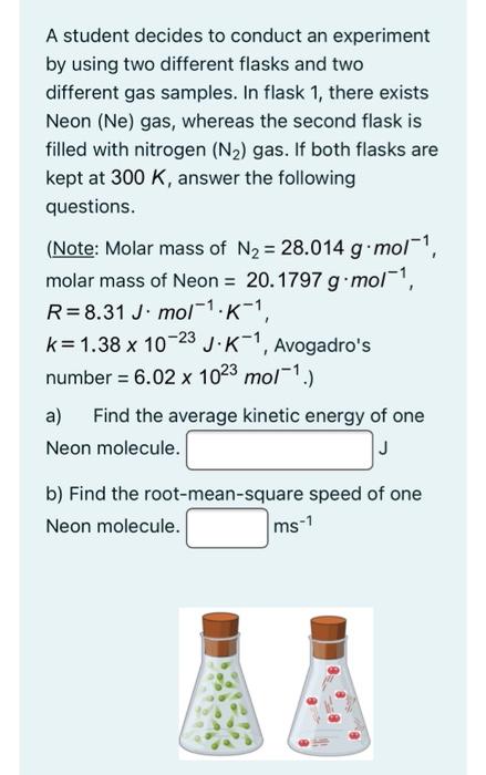 Solved A student decides to conduct an experiment by using | Chegg.com