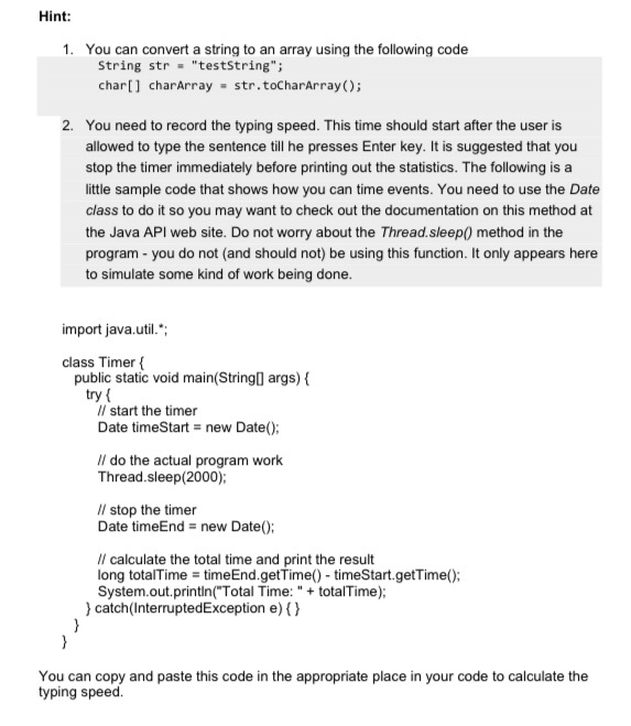 Solved ( java ) : please i want the answer clear , i want it | Chegg.com