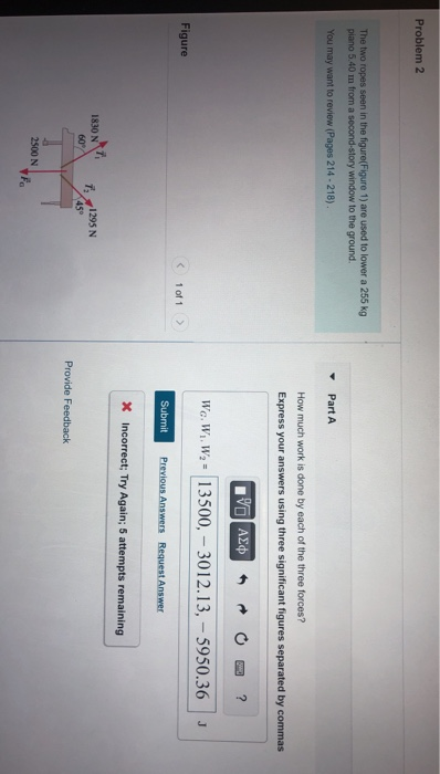 Solved Problem 2 The two ropes seen in the figure(Figure 1) | Chegg.com