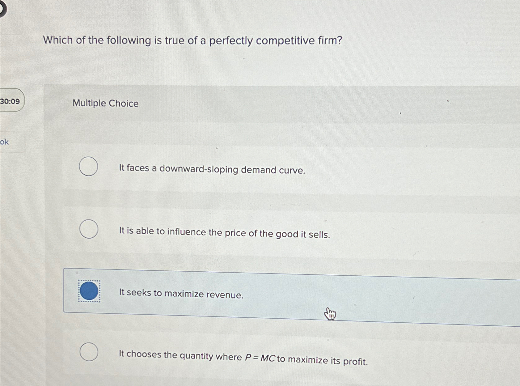 Solved Which of the following is true of a perfectly | Chegg.com