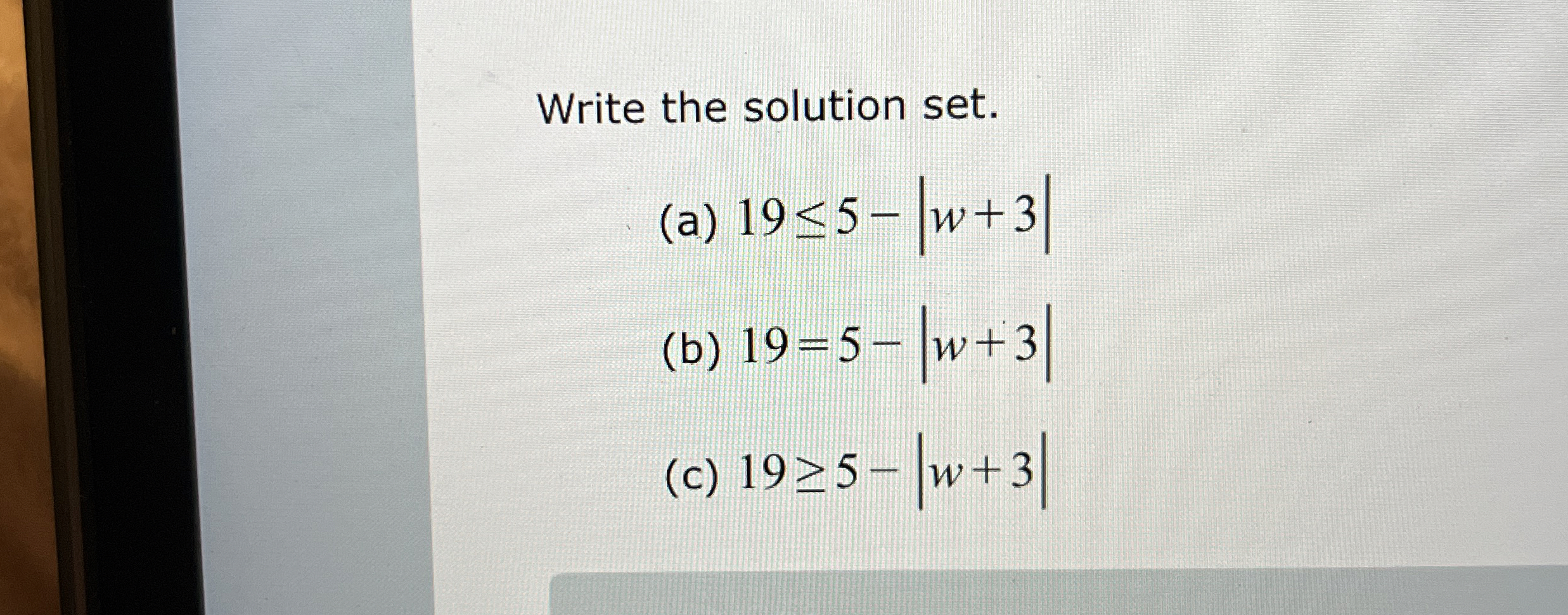Solved Write the solution | Chegg.com