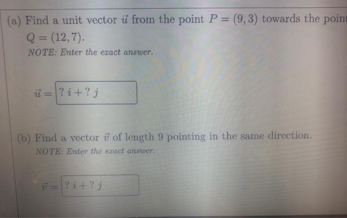 Solved For all problems in this section, 7 and 5 are the | Chegg.com