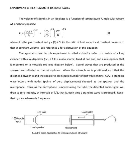 solved-experiment-2-heat-capacity-ratio-of-gases-the-chegg