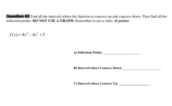 Solved Question 22 Find all the intervals where the function | Chegg.com
