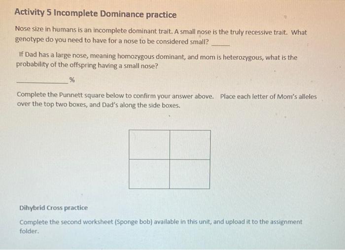 Solved Heredity Lab Report Laws of Probability Activity 1 1