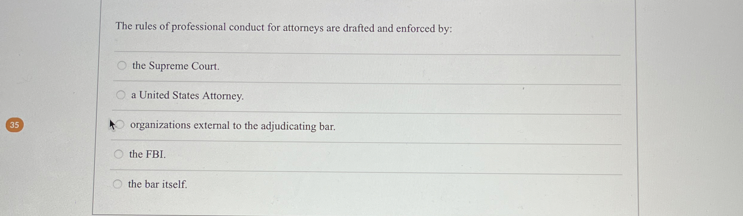 Solved The rules of professional conduct for attorneys are | Chegg.com