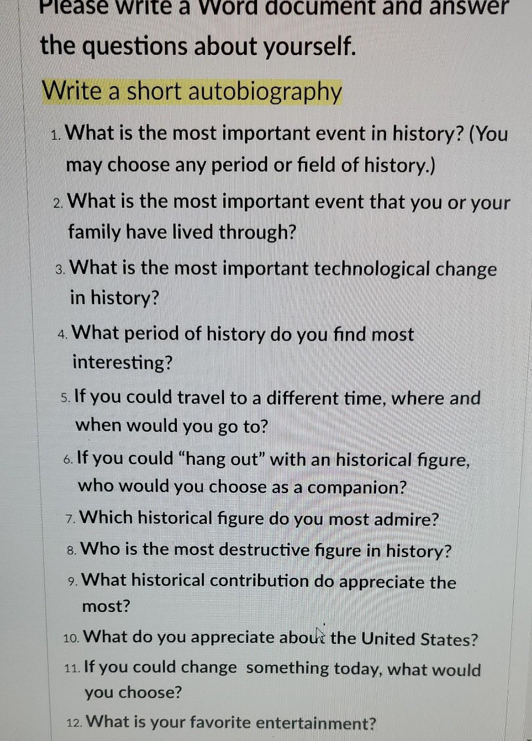 Solved Please write a word document and answer the questions 