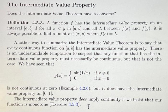 Solved Exercise 4.5.3. A Function F Is Increasing On A If | Chegg.com