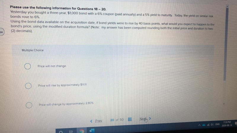 Solved Help Save & Exit Submit 18 Please use the following | Chegg.com