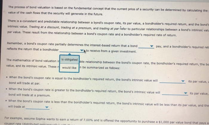 Solved 4. Bond valuation The process of bond valuation is | Chegg.com
