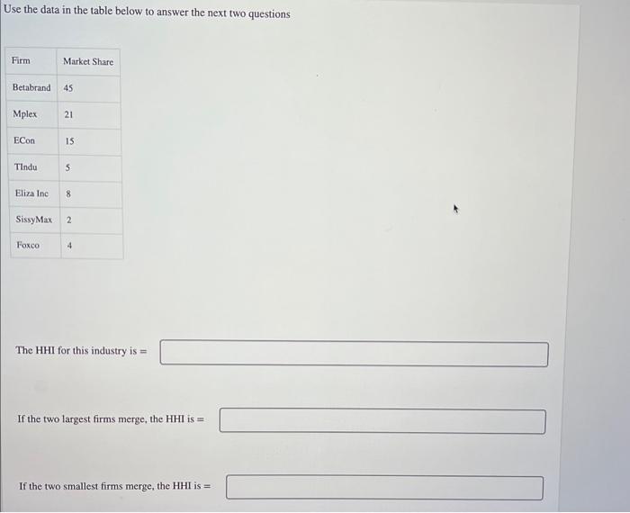 Solved In each of these questions, you will calculate the | Chegg.com