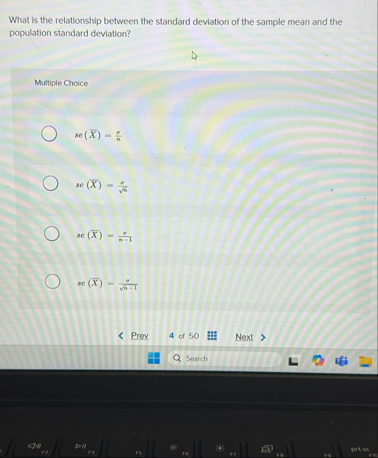 Solved What is the relationship between the standard | Chegg.com