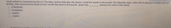 Solved Jame solved a crossword puzzle on Thursday and by Chegg com