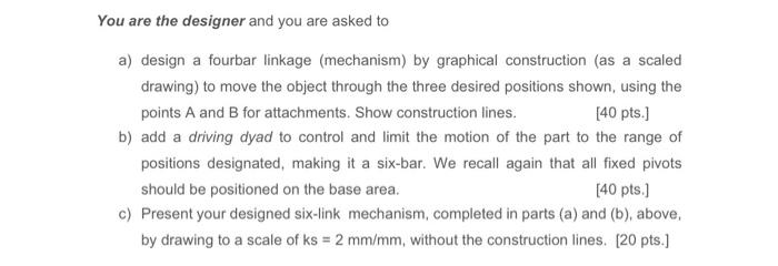 Solved The figure-1 below, shows three positions of a rigid | Chegg.com