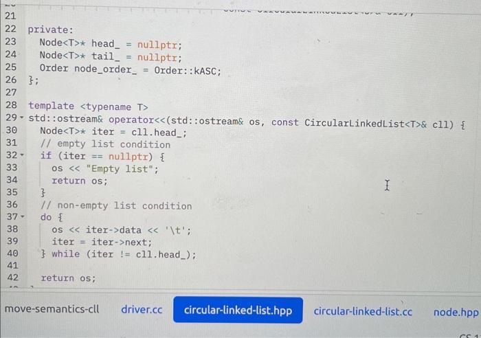 Solved In this programming problem, you will implement move | Chegg.com