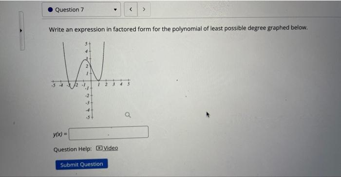 Solved The polynomial of degree 3,P(x), has a root of | Chegg.com