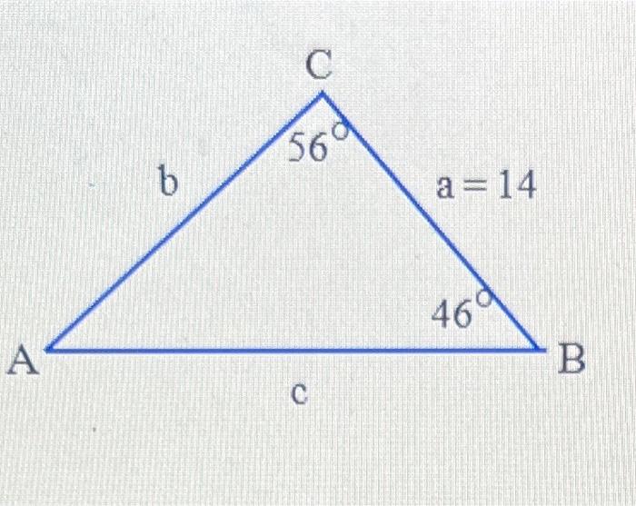 Solved Solve The Triangle | Chegg.com