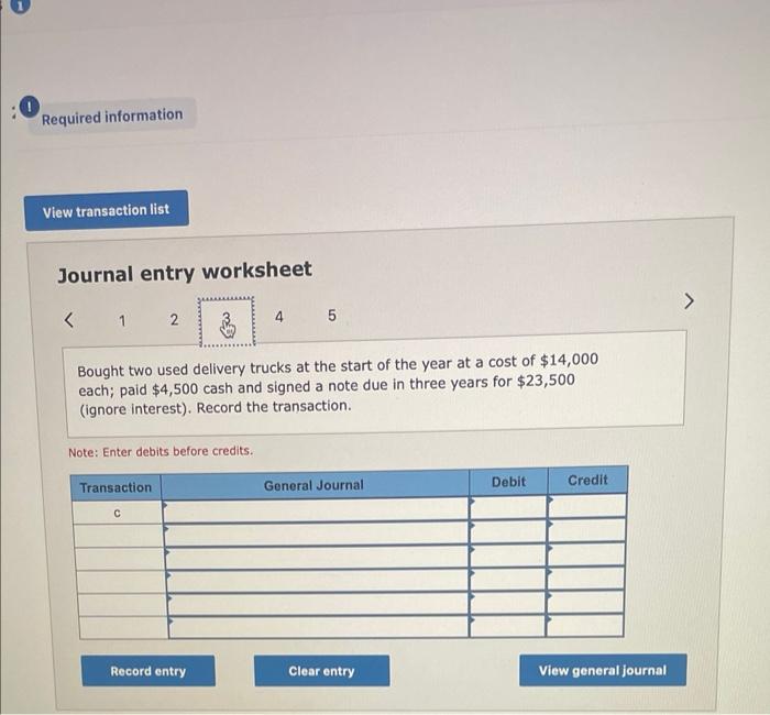 Solved Required information E2-12 (Algo) Analyzing the | Chegg.com