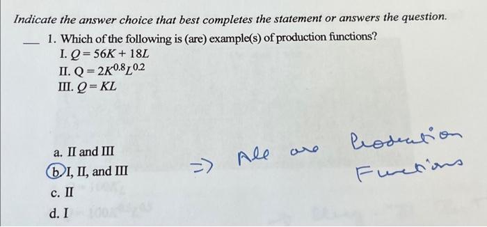 Solved Ndicate The Answer Choice That Best Completes The | Chegg.com