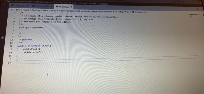 Solved Listen Refactor the code to improve it's design. In | Chegg.com