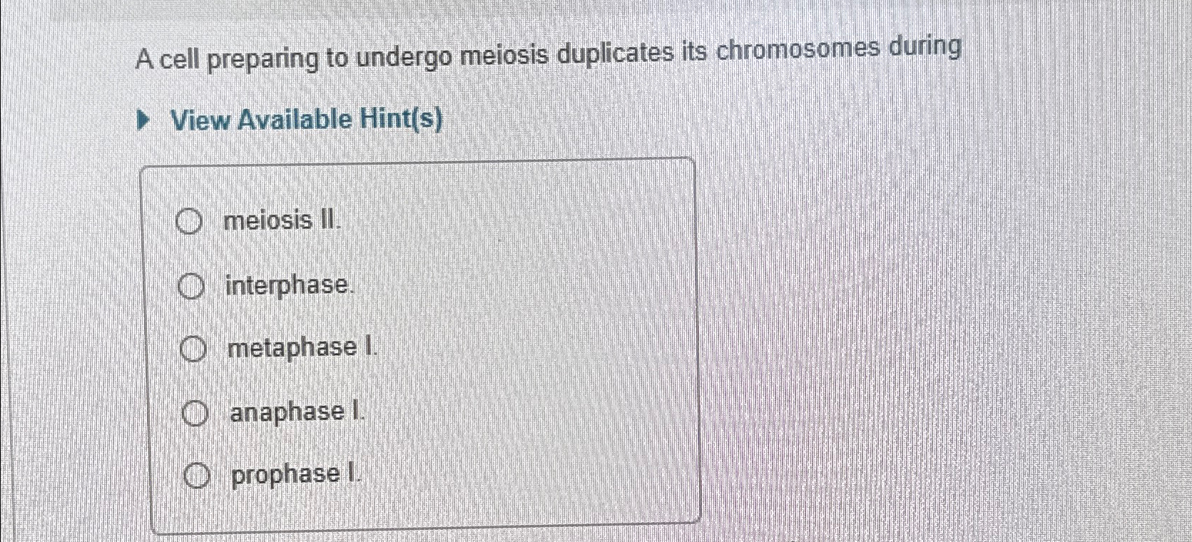 Solved A cell preparing to undergo meiosis duplicates its | Chegg.com