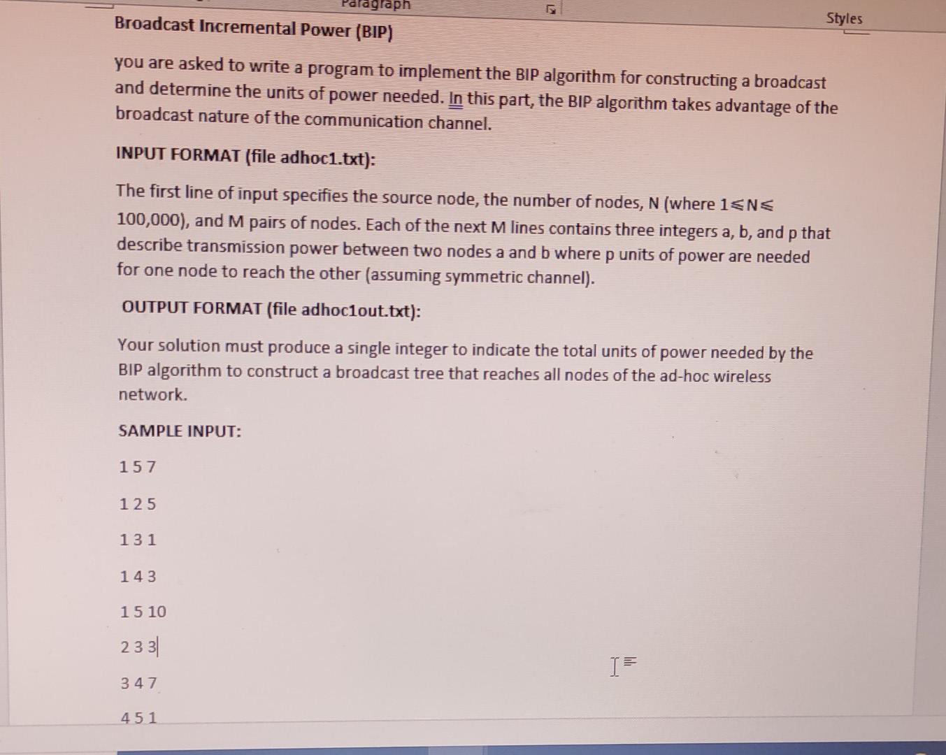 Solved write a java program for the following question the | Chegg.com