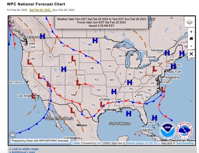 Solved Based on the pattern of surface isobars on your | Chegg.com