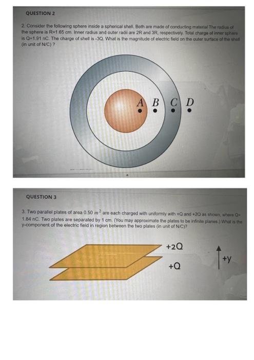 Solved 2. Consider the following sphere inside a sphotical | Chegg.com