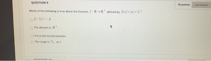 Solved QUESTION 9 10 points Save Answer Which of the | Chegg.com