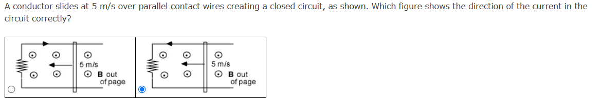 Solved A conductor slides at | Chegg.com
