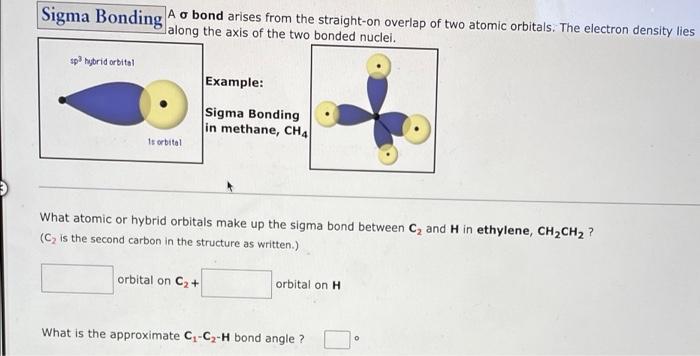 Solved Sigma Bonding A o bond arises from the straight-on | Chegg.com