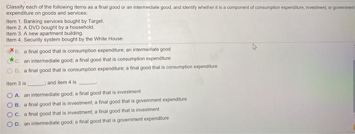 solved-classify-each-of-the-following-items-as-a-final-good-chegg