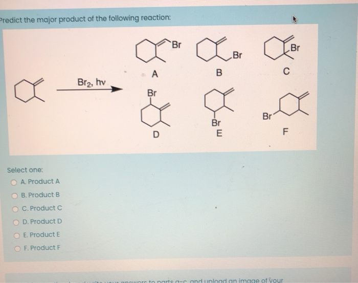 Solved Predict The Major Product Of The Following Reaction: | Chegg.com