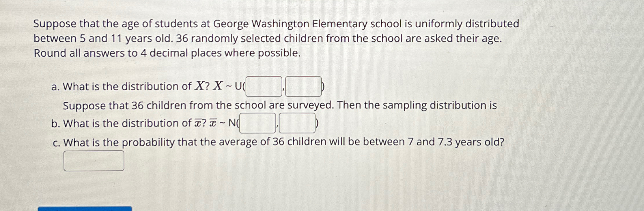 Solved Suppose that the age of students at George Washington | Chegg.com