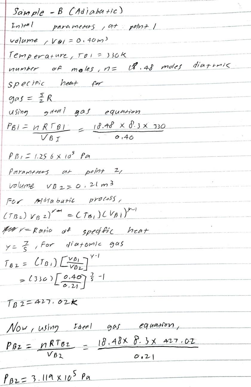 Solved (3) Two samples of an ideal gases, A and B, undergo | Chegg.com