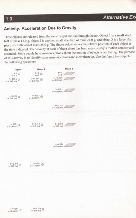 Solved 4. Find the average acceleration of each | Chegg.com
