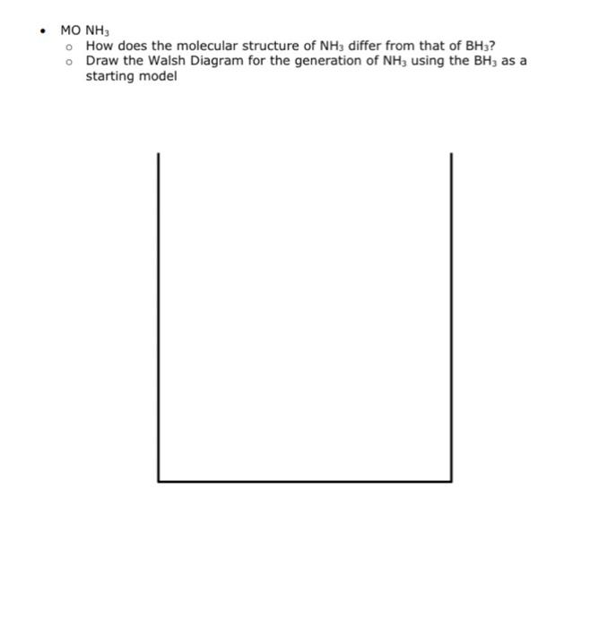 Solved - Create the MO of BH3 via inspection. Atomic | Chegg.com