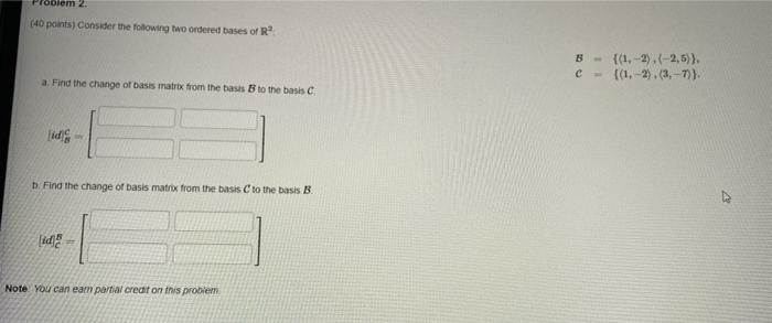 Solved Problem 2 (40 points) Consider the following two | Chegg.com