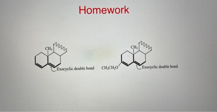 homework-exocyclic-double-bond-exocyclic-double-bond-chegg