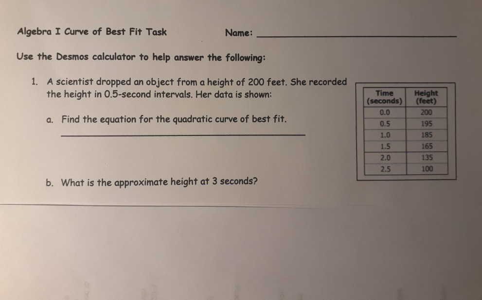 solved-algebra-i-curve-of-best-fit-task-name-use-the-desmos-chegg