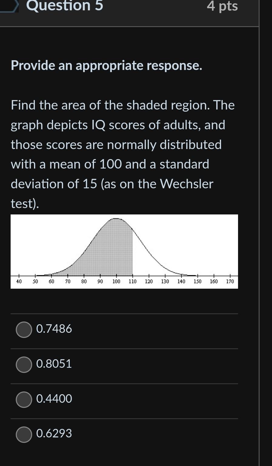 Solved Provide an appropriate response. Find the area of the | Chegg.com