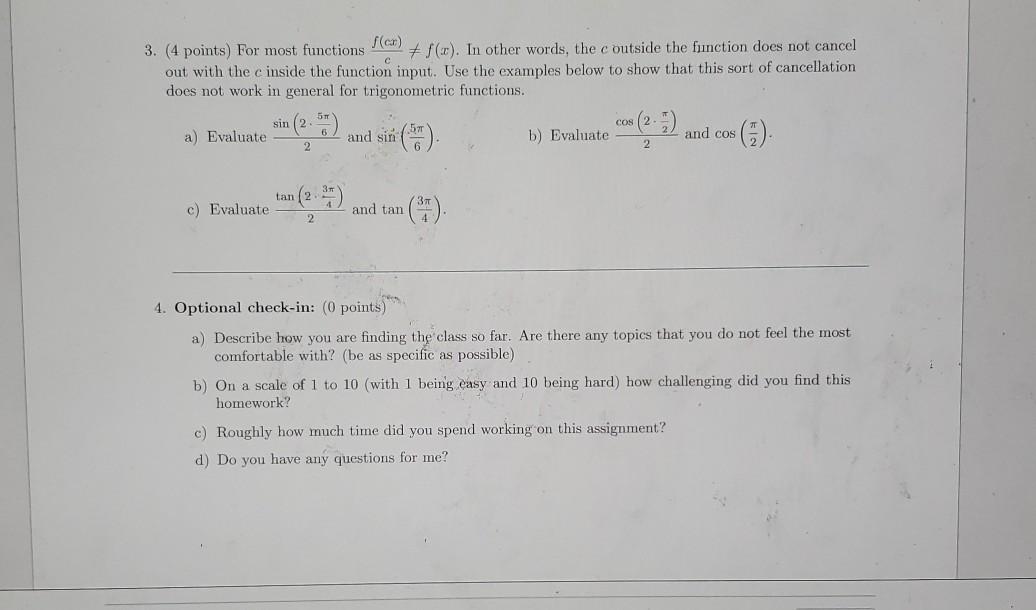 Solved Written Homework 1 This Work Will Be Graded On Its | Chegg.com