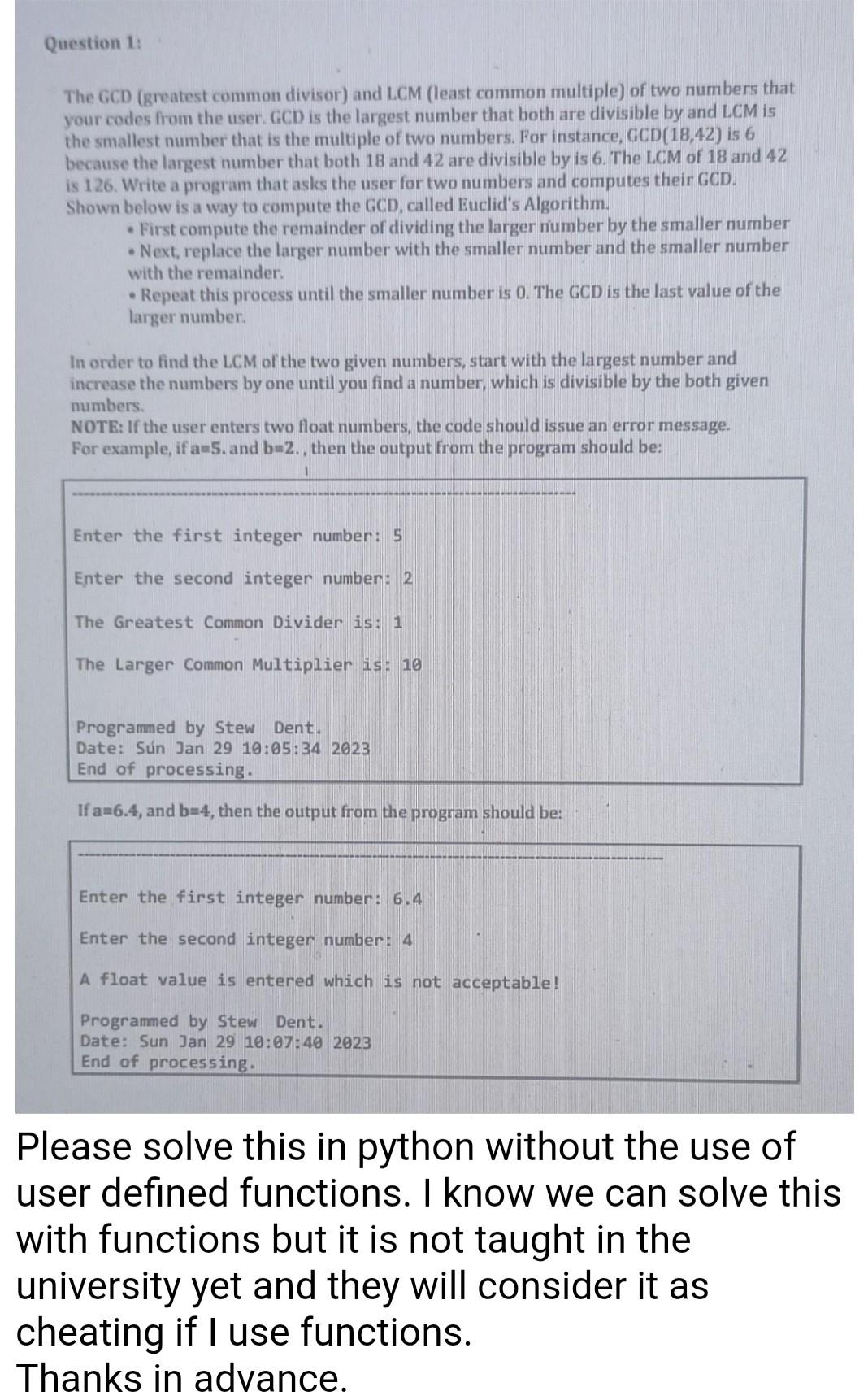 Solved Please don't use the user defined functions. I am | Chegg.com