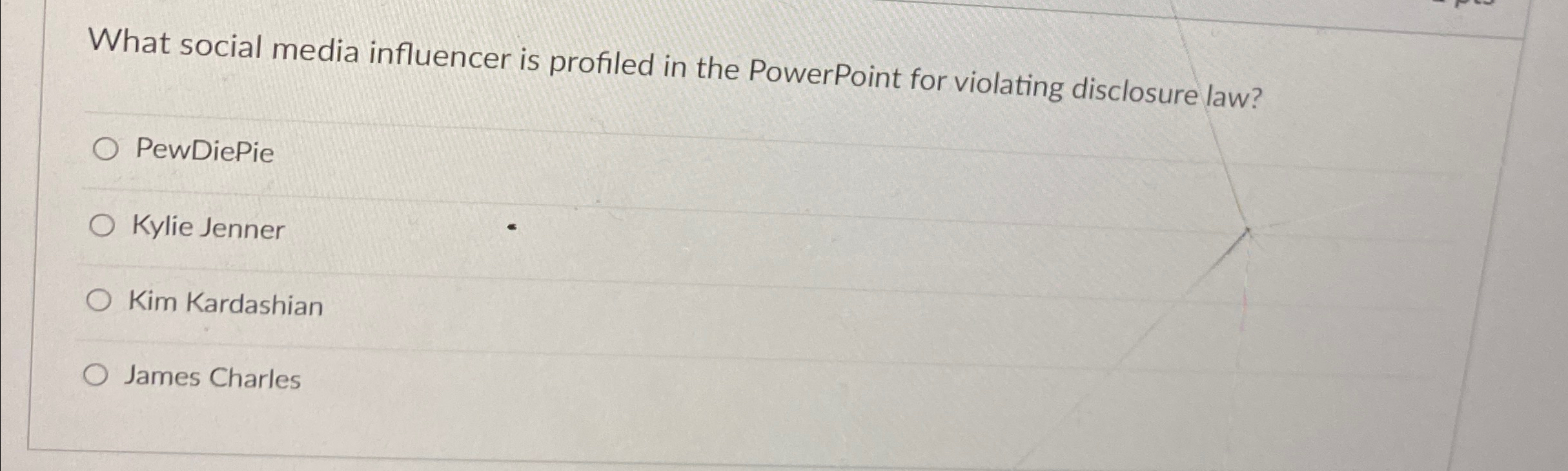 Solved What social media influencer is profiled in the | Chegg.com