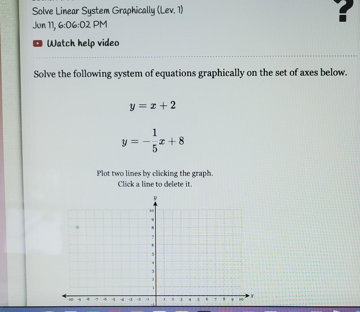 solved-solve-linear-system-graphically-lev-1-jun-11-chegg